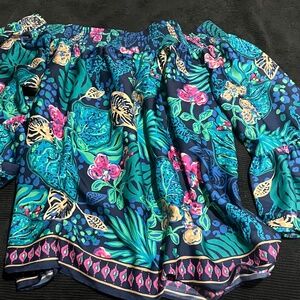 Lilly Pulitzer Off the Shoulder Top